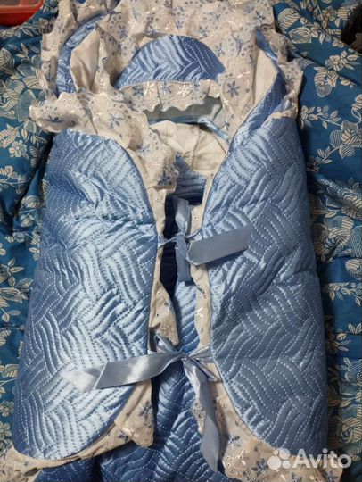 Конверт на выписку для мальчика зима