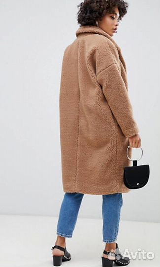 Шуба тедди Missguided чебурашка / пальто Monki