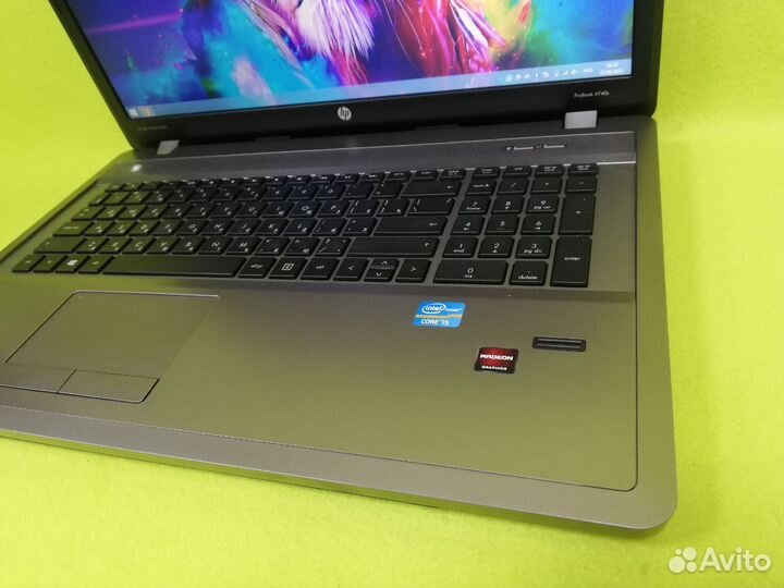 Игровой ноутбук HP ProBook Windows/ssd/i5 4 ядра