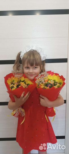 Съедобные букеты на 1 сентября