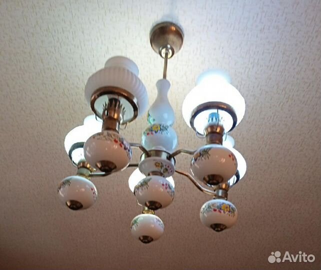 Плафоны для люстры СССР керосинка