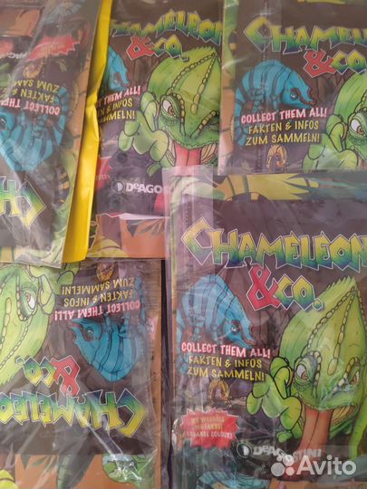 Игрушки deagostini (хамелеоны и ко)
