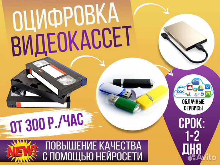 Оцифровка видеокассет