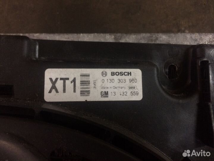 Вентилятор радиатора кондиционера Opel Astra H