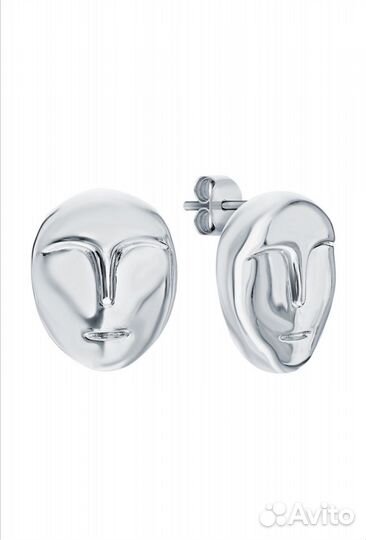 Серьги серебро