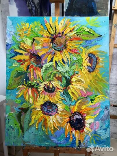 Подсолнухи