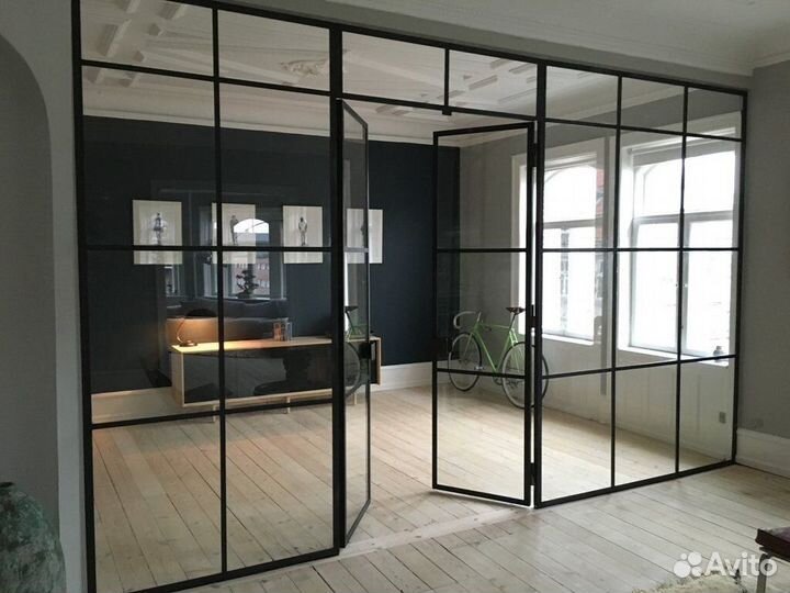 Стеклянные перегородки