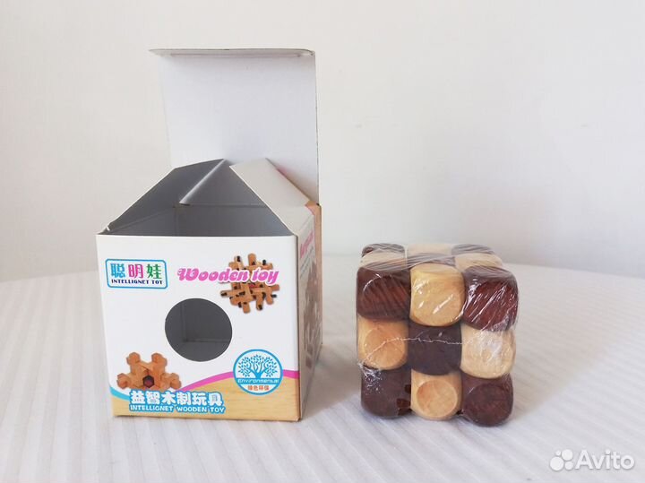 Развивающая деревянная игрушка головоломка