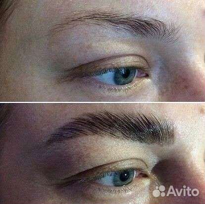 Окрашивание и ламинирование бровей