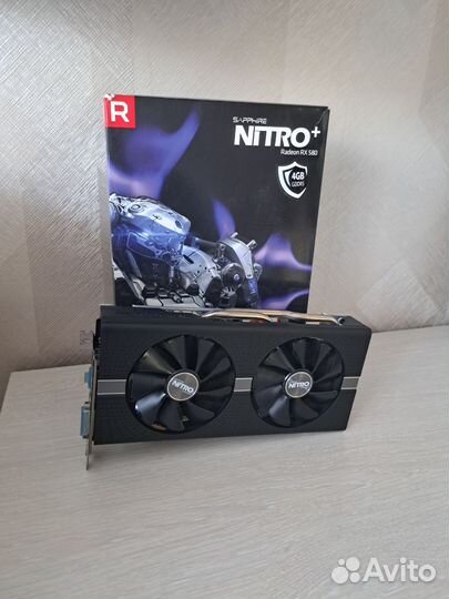 Видеокарта rx580 4gb sapphire nitro+