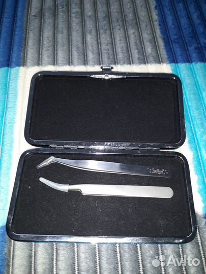 Пинцеты для наращивания и футляр
