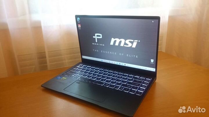 Мощный игровой ноутбук (ультрабук) MSI / 12 ядер