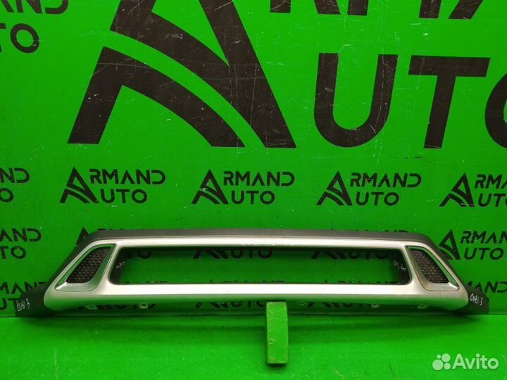 Накладка бампера передняя Mitsubishi Outlander 3