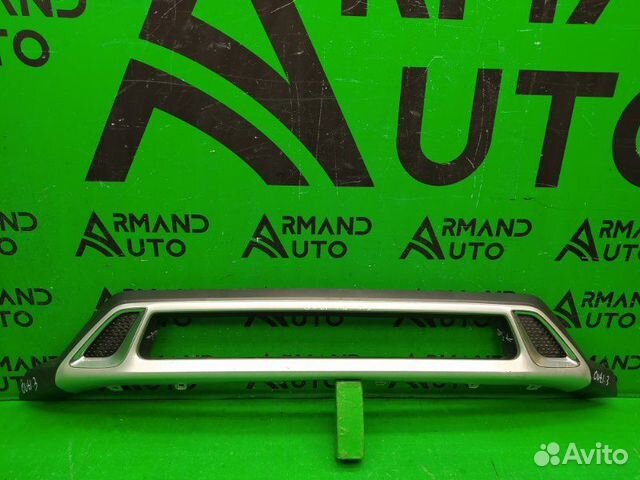 Накладка бампера передняя Mitsubishi Outlander 3