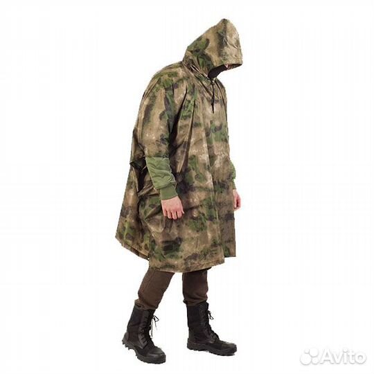 Плащ-дождевик (пончо), мох