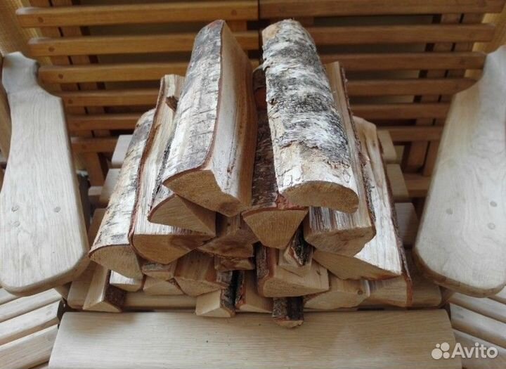 Дрова сухие в сетках