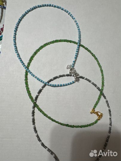 Чокер из бисера