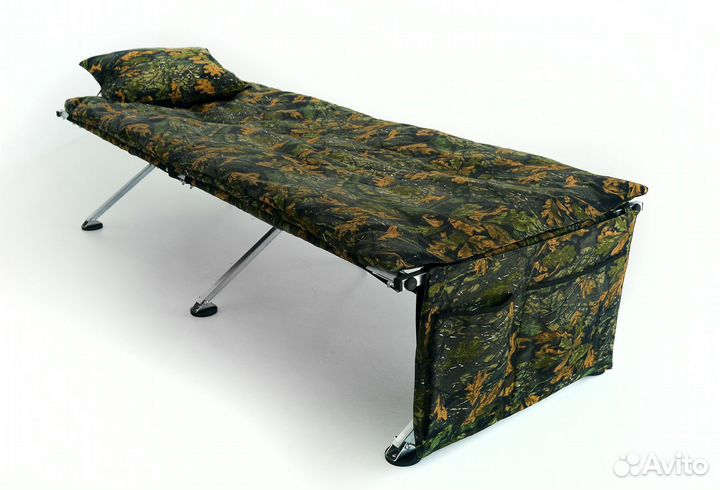 Раскладушка 180/75+матрац+опоры+подушка+органайзер