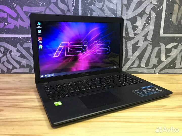 Шустрый ноутбук Asus Intel/2видеокарты/SSD