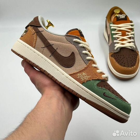 Кроссовки Nike Air Jordan 1 Low & Zion Voodoo Люкс