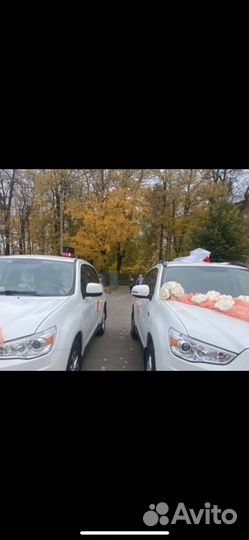 Свадебные украшения шляпы на машину