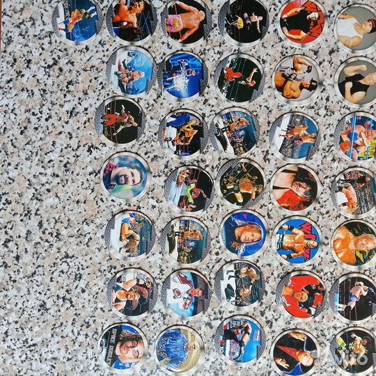 Коллекция раритетных из 90-х POG World Wrestling