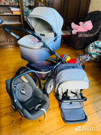 Коляска 3в 1 Moon solitaire degrade premium