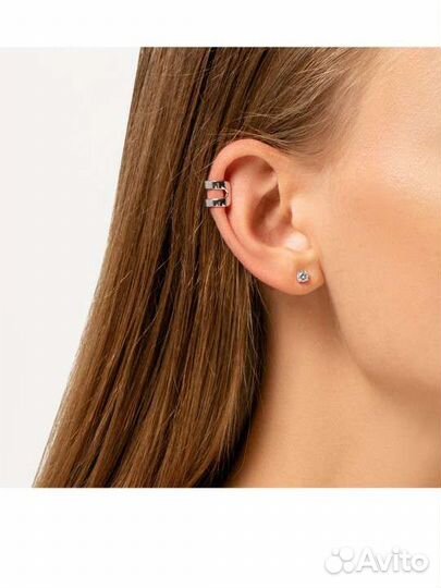 Серебряная серьга 925 кафф