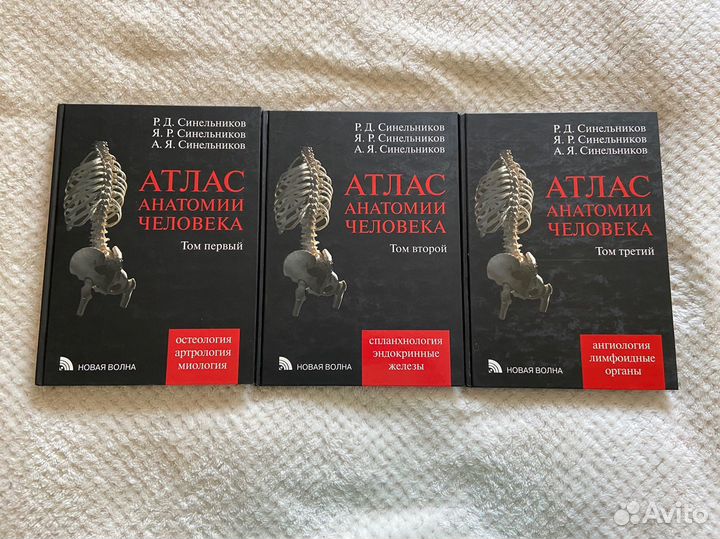 Атлас анатомии человека синельников 3 тома