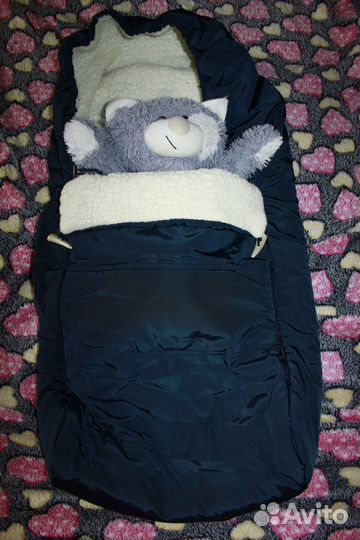 Зимний конверт для новорожденных 