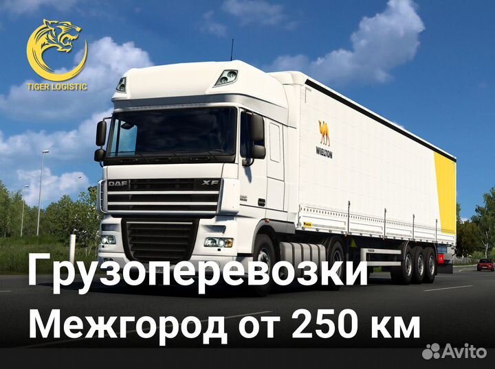 Грузоперевозки от 250 км