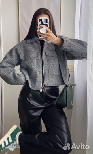 Бомбер букле zara