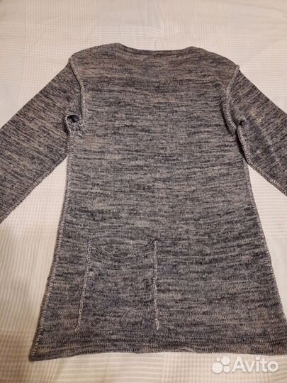 Джемпер свитер вязаный лён