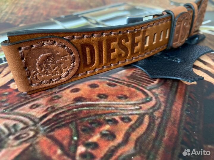 Ремешок для часов Diesel из кожи буйвола