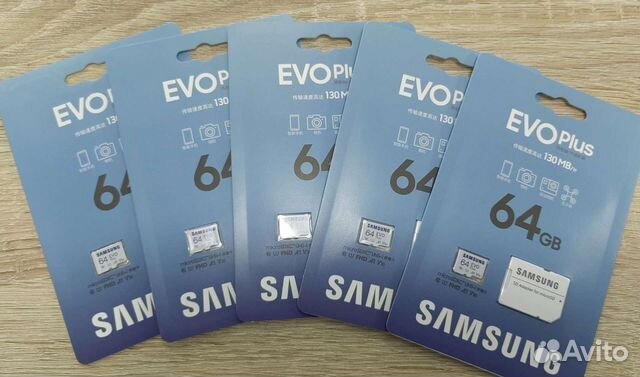 Оригинал 64,128,256,512Гб Samsung Evo Plus microSD объявление продам