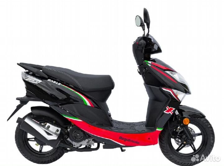 Скутер Regulmoto eagle 50 (LJ80QT-3L) колёса R12
