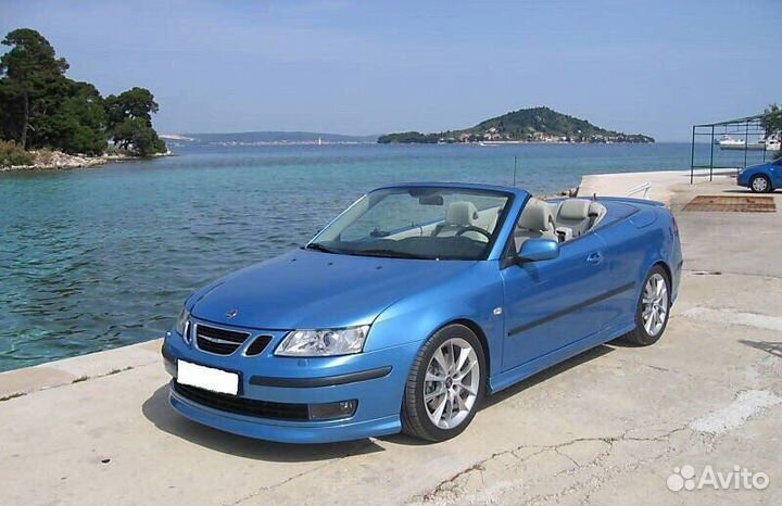 Накладка на передний бампер Aero Saab 9-3