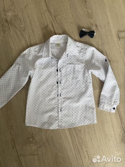 Рубашка и брюки мальчику р-р 122-128