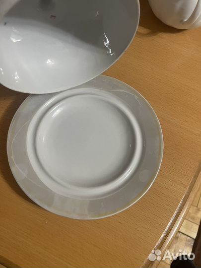 Масленка фарфор СССР