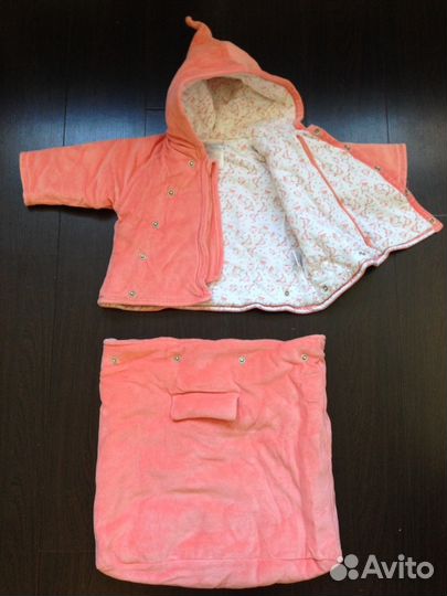 Конверт куртка на девочку