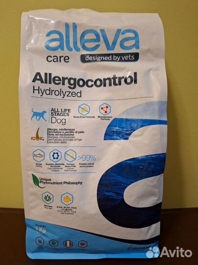 Alleva Care Allergocontrol для собак, 2кг/12кг
