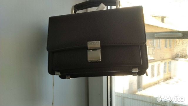 Барсетка кожаная мужская новая