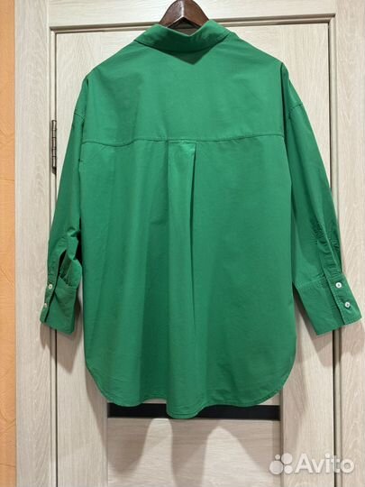 Рубашка хлопковая Zara Oversize S