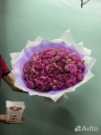 Букет кустовых роз