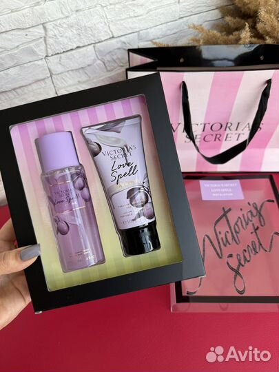 Набор Victoria secret love spell la creme