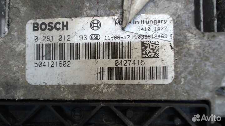 Блок управления двигателем Iveco Daily 4, 2011