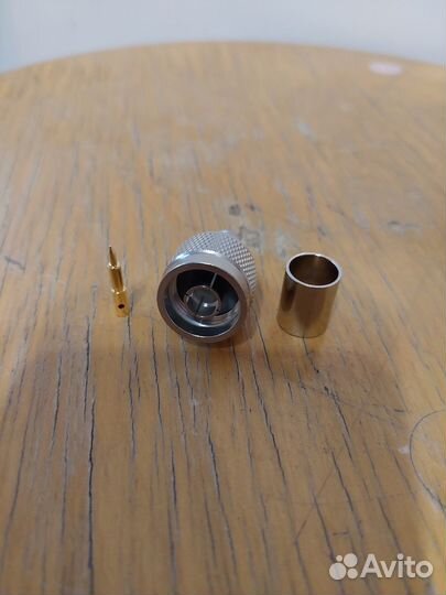 Вч разъем N вилка обжимная для кабеля рк-50