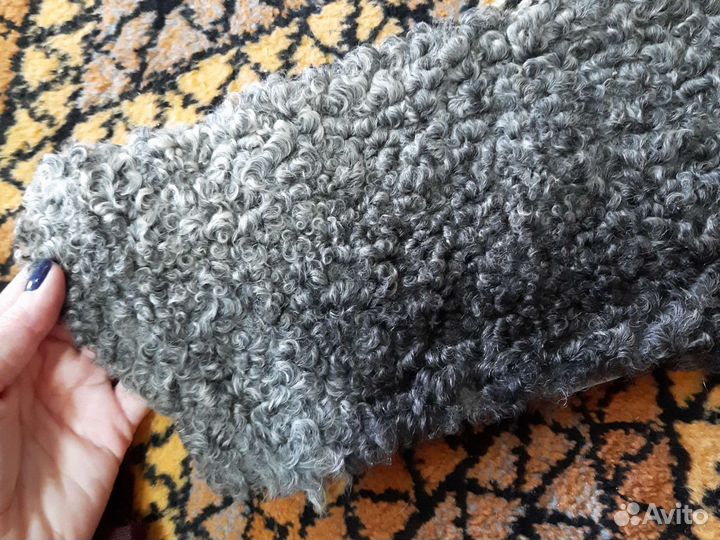 Воротник винтаж мех норка каракуль