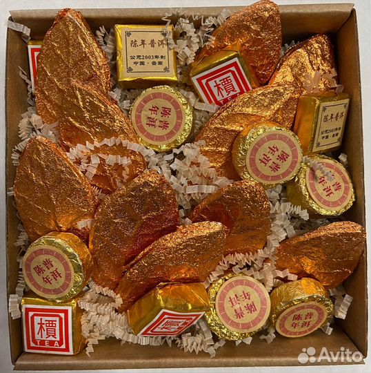 Чай Пуэр Мини Точа подарочный набор в коробке №22