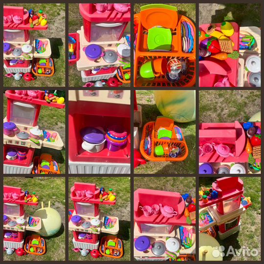 Детская кухня с посудой